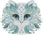 Colorful Cats Snowflake (image for) Colorful Cats Snowflake
